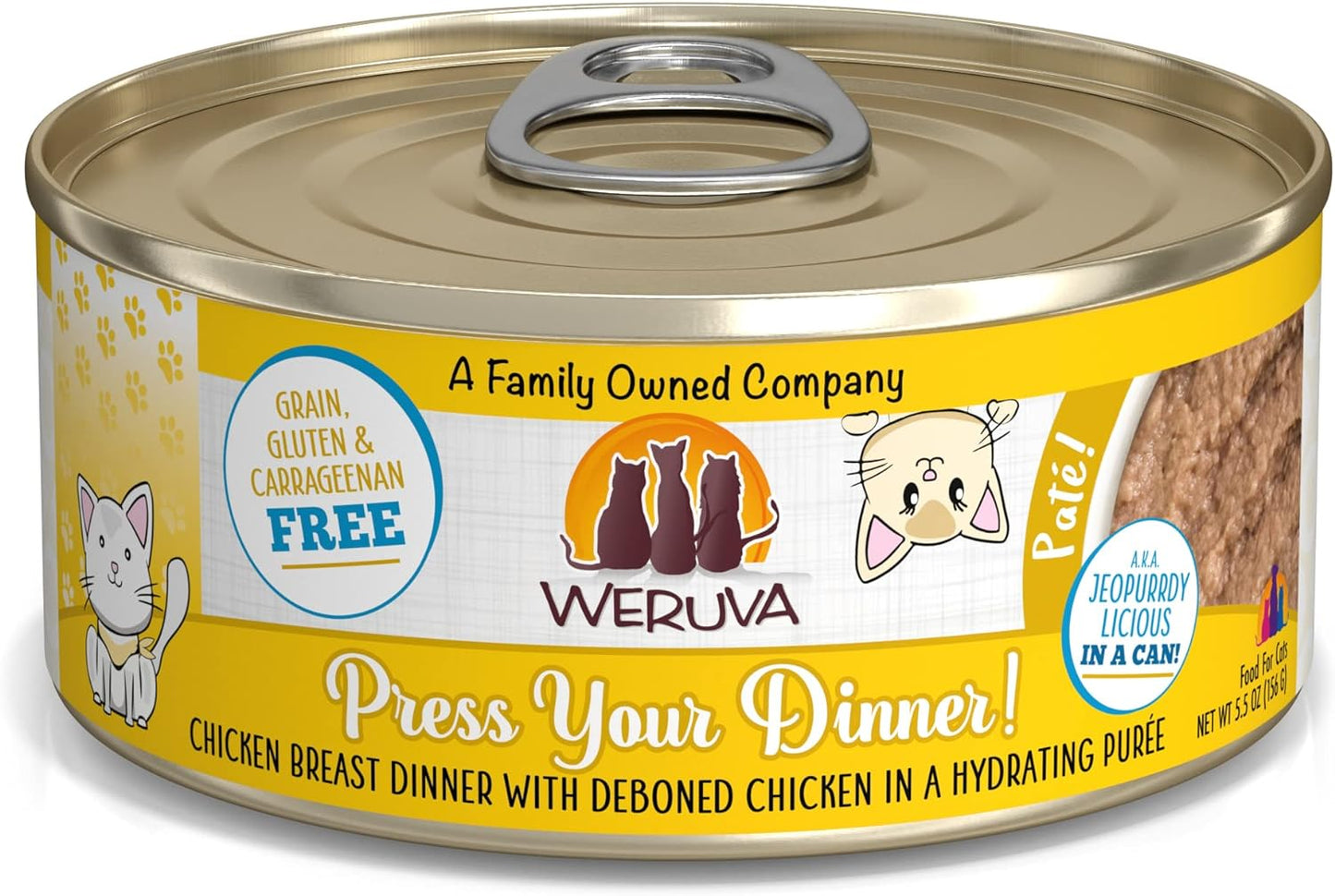 Weruva Paté clásico para gatos, pollo