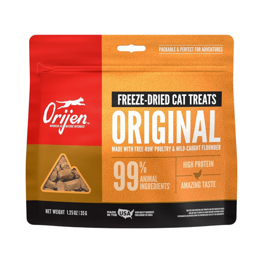 ORIJEN Golosinas liofilizadas originales para gatos, 1.25 onzas