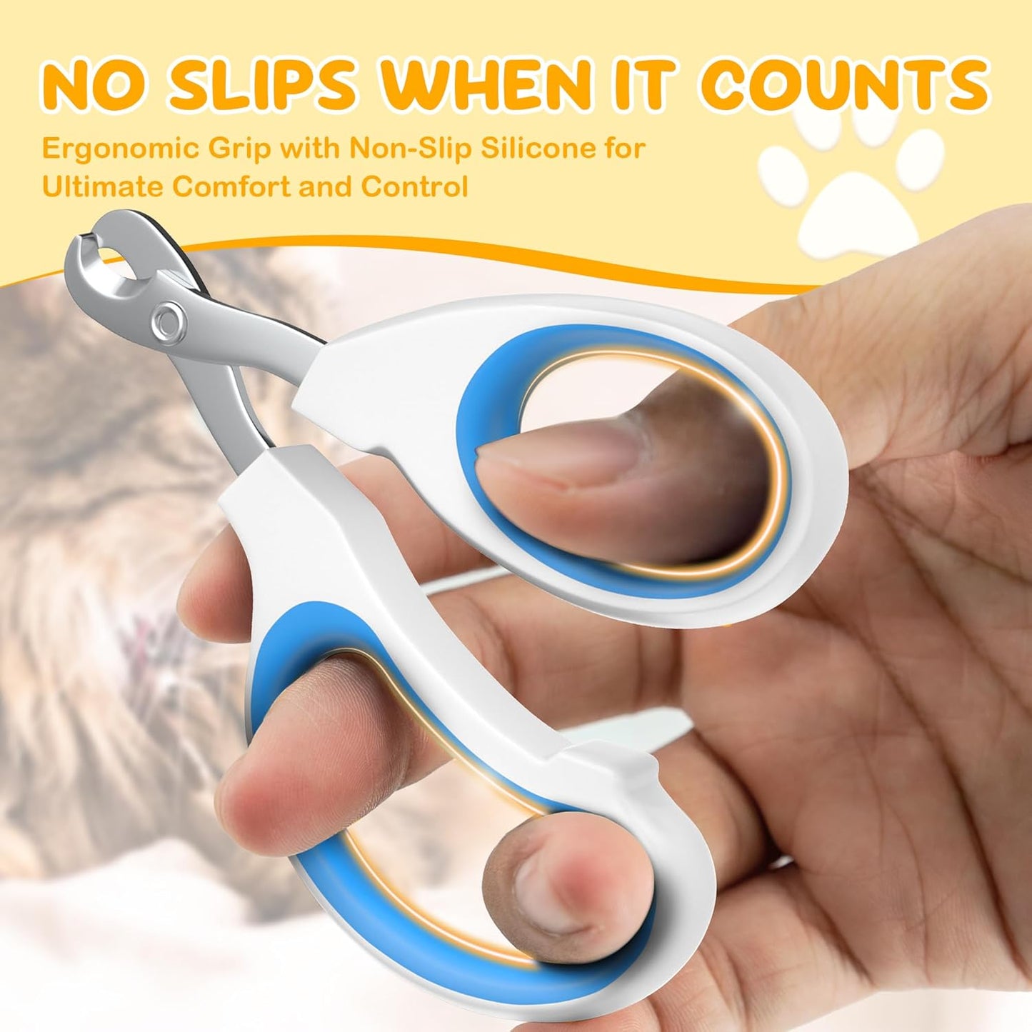 Corta úñas para gatos de acero inoxidable