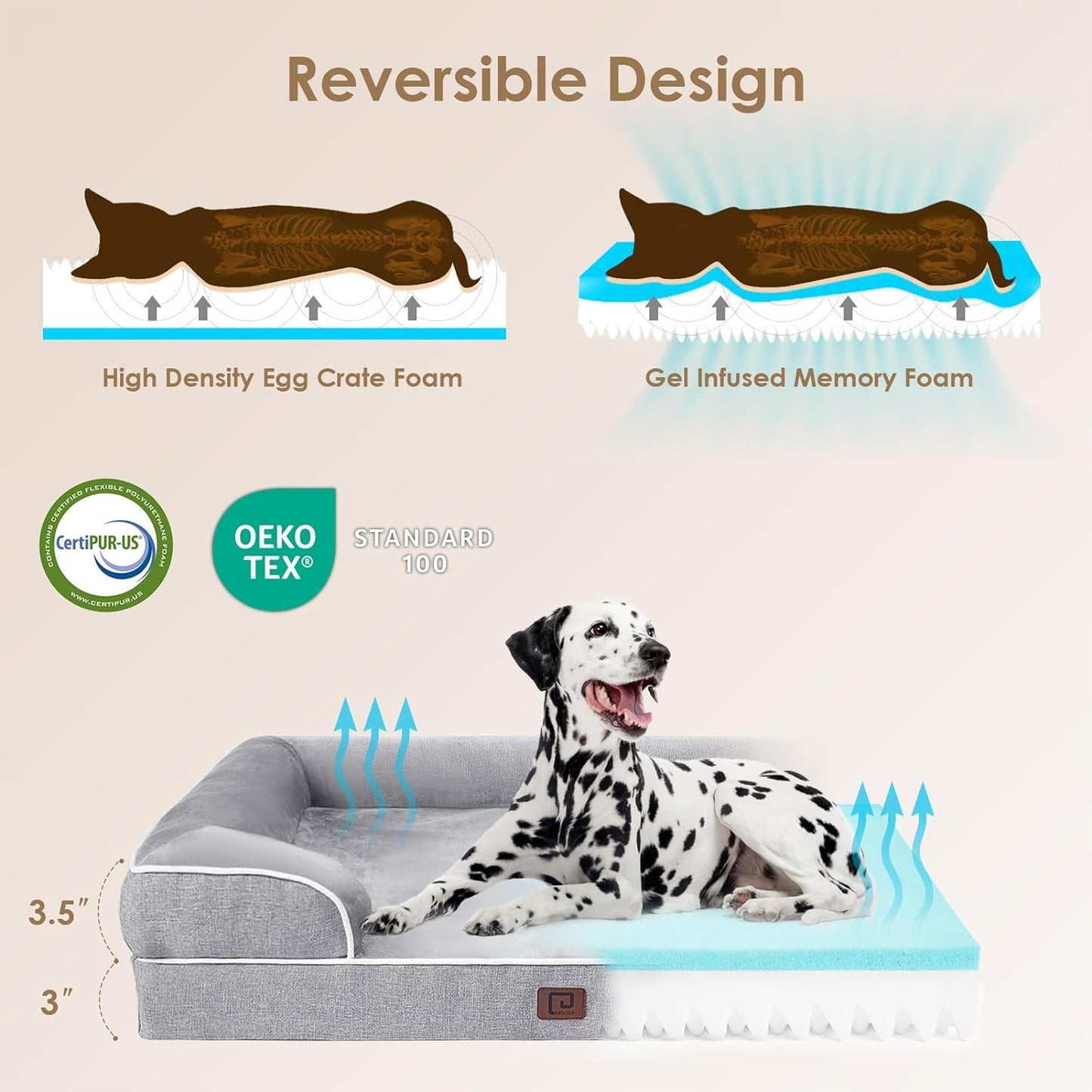 Cama ortopédica para perro grande