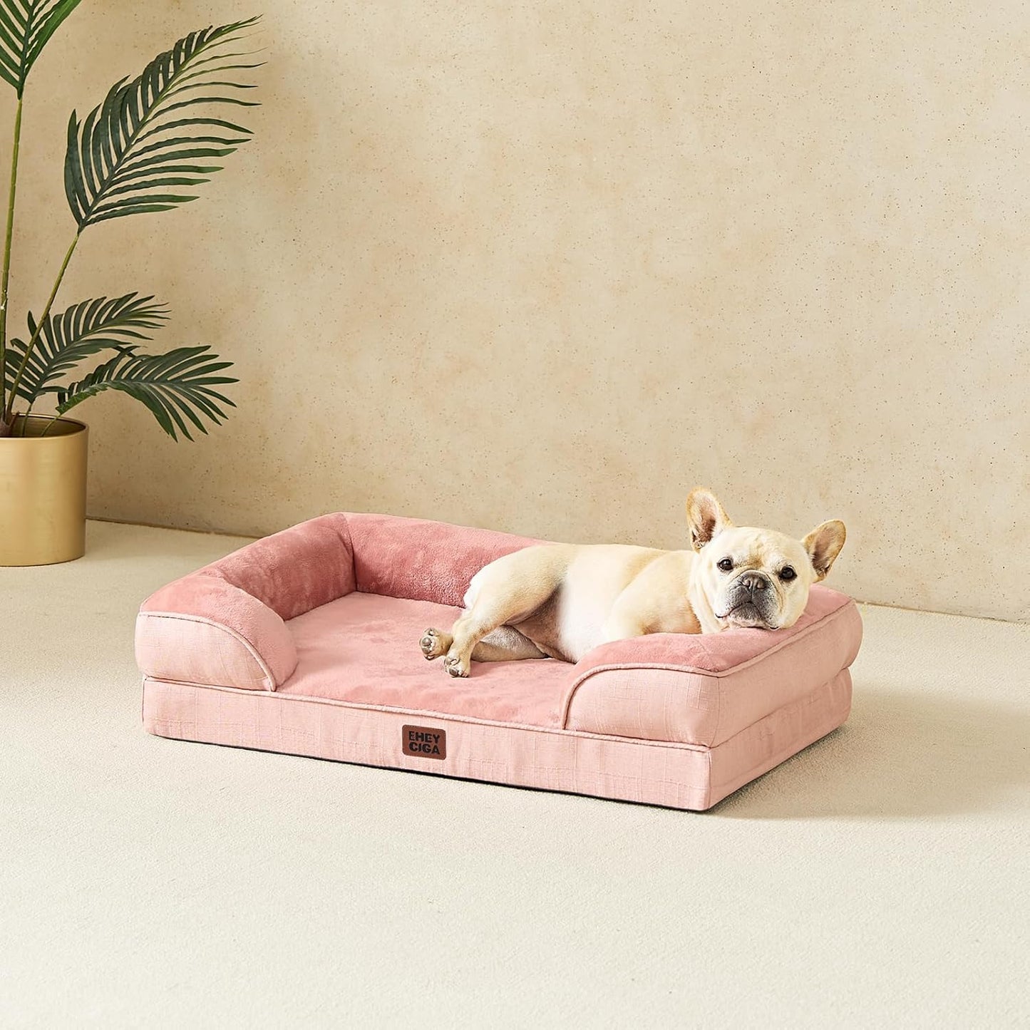 Cama ortopédica para perro grande, funda extraíble lavable