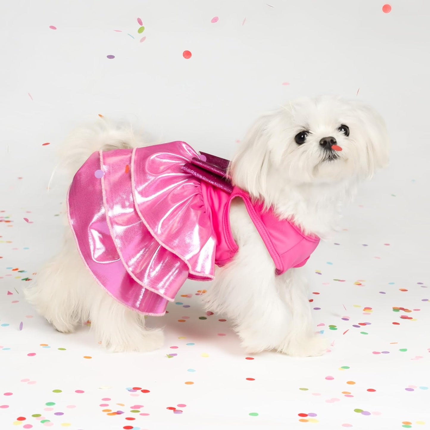 Vestido rosado elegante