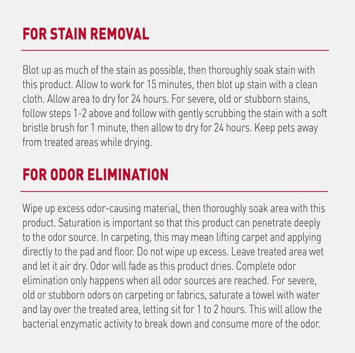 Nature's Miracle Enzymatic Formula Advanced Dog Stain & Odor Eliminator, 1 galón