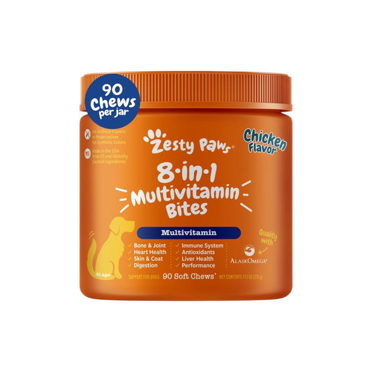 Zesty Paws 8 in 1 Multivitamínico para perros
