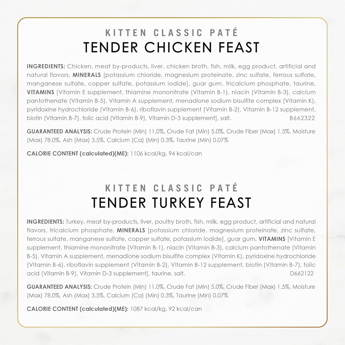 Purina Fancy Feast Seafood Classic Paté - 3 onzas