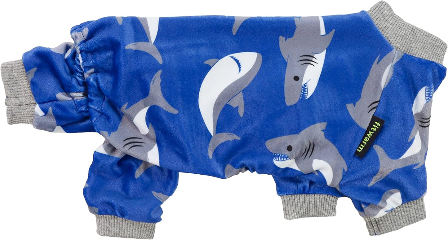 Pijama para perro con diseño de tiburón