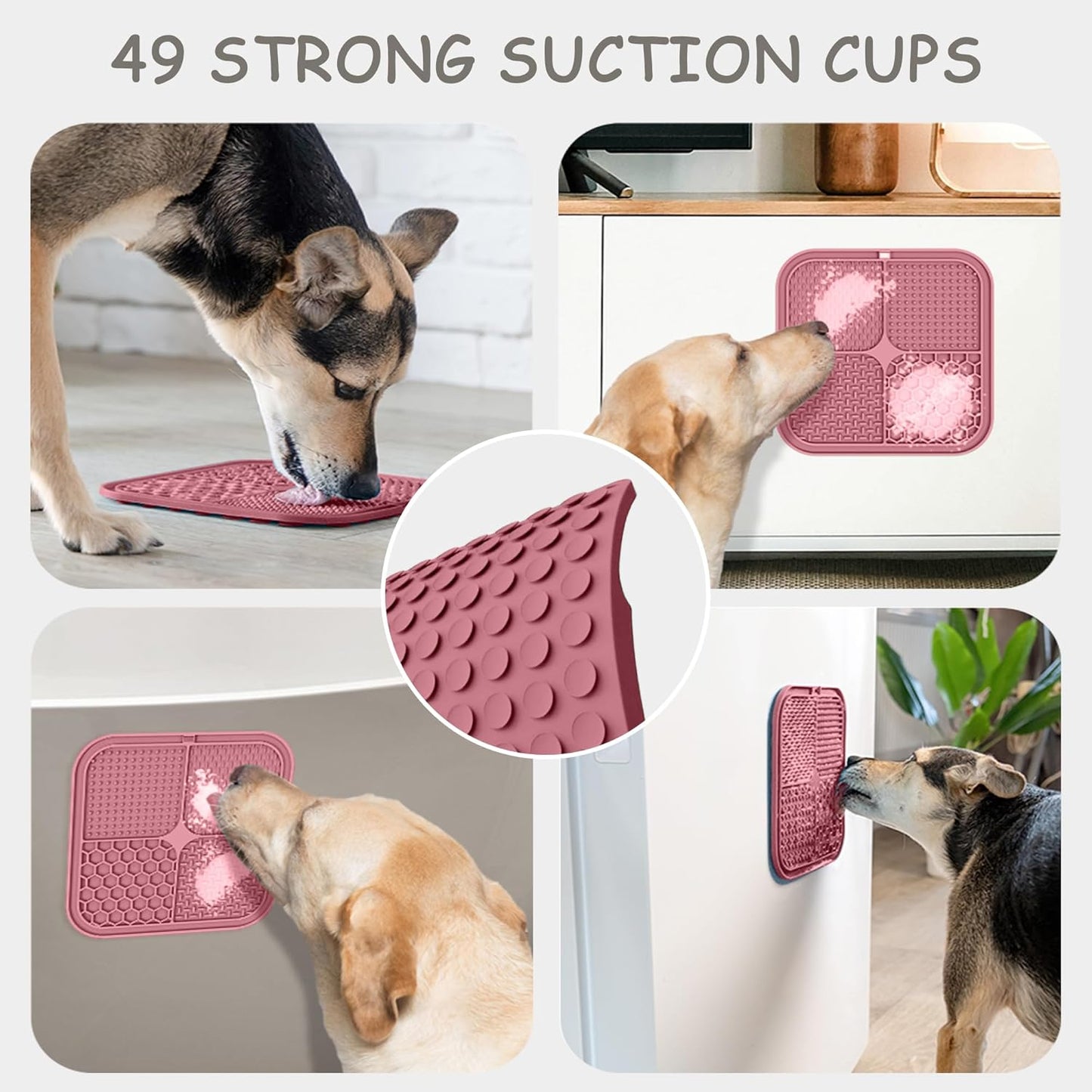 Paquete de 2 alfombrillas para lamer