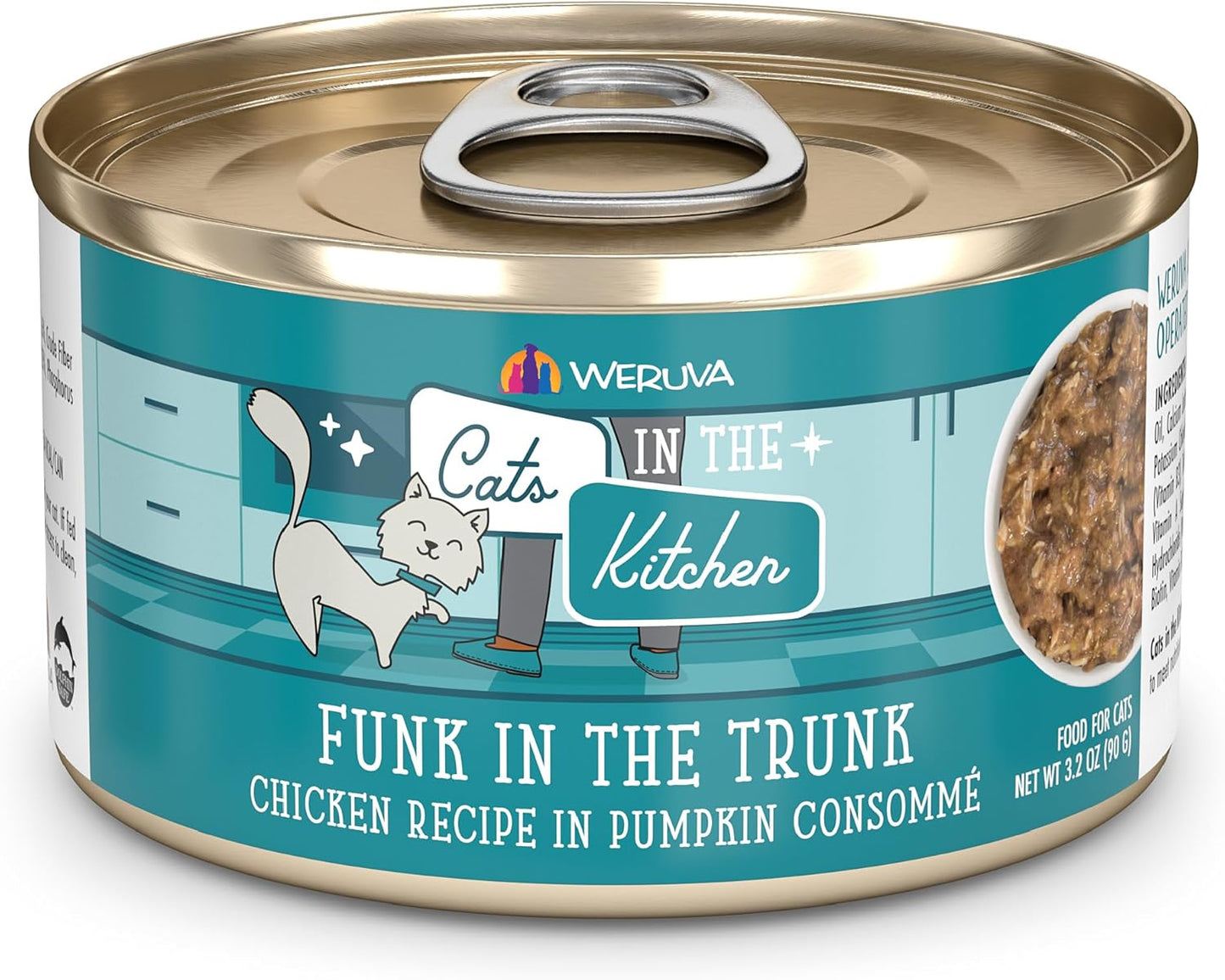 Weruva Cats in The Kitchen - Latas de comida para gatos sin granos (Por unidad)