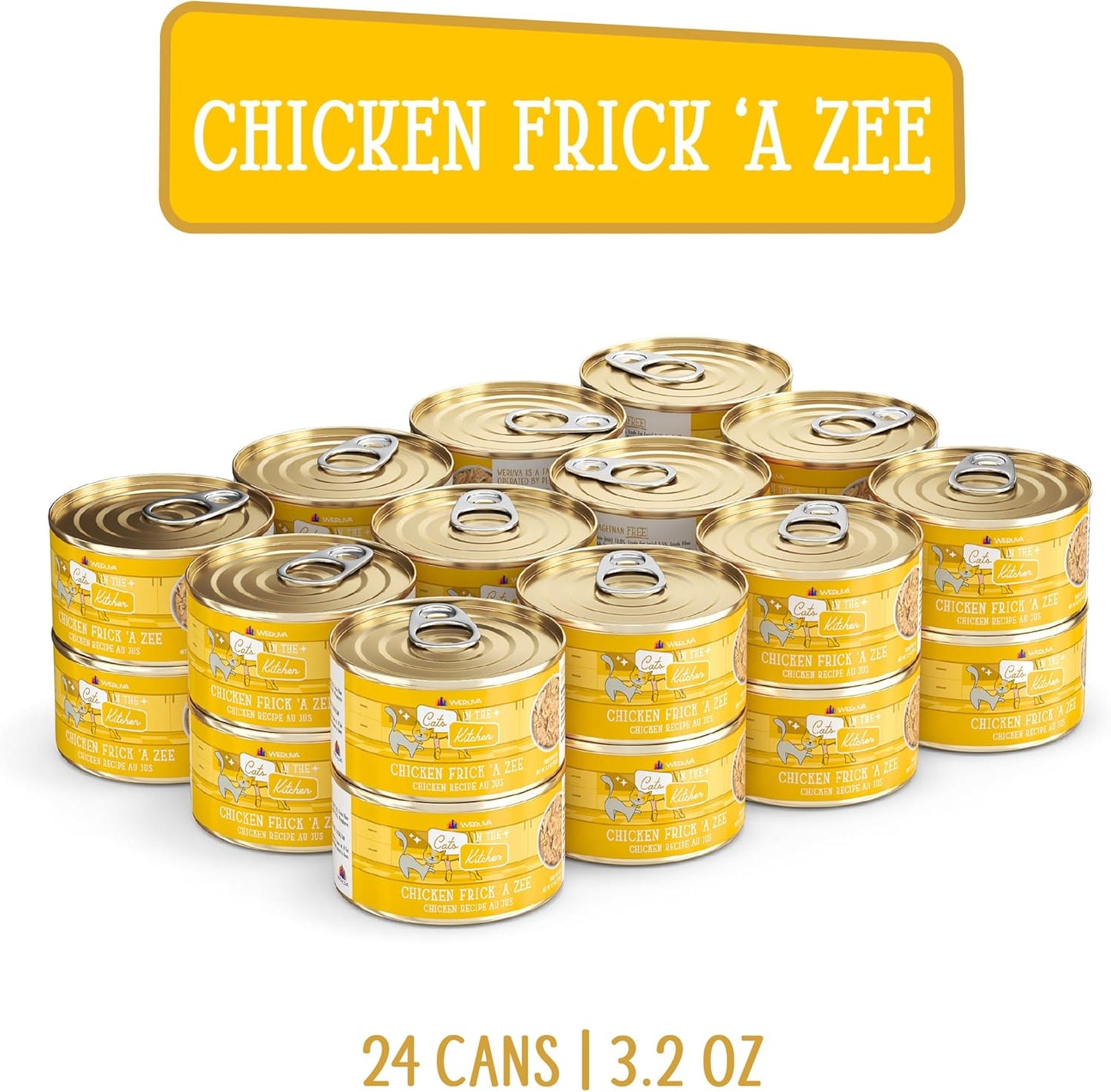 Weruva Cats in The Kitchen 3.2oz (paquete de 24)