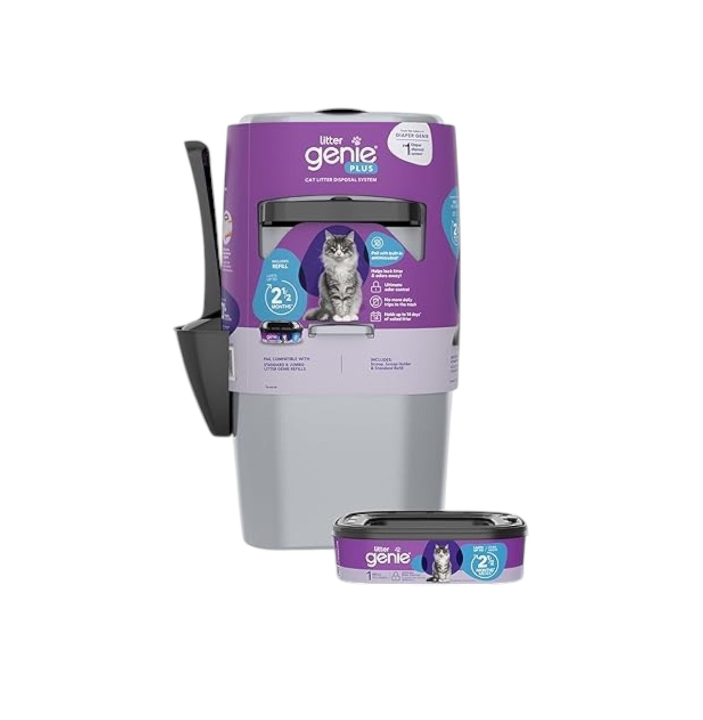 Basurero de gato Litter Genie Plus