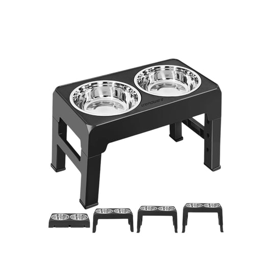 Comedero elevado ajustable para mascota URPOWER