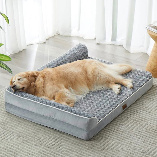 Cama ortopédica para raza mediana y grande, cobertor lavable