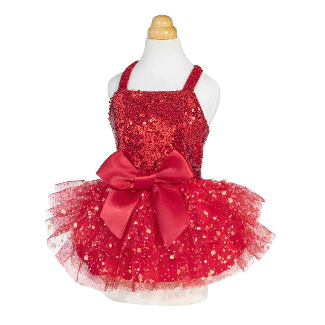 SPARKLY SEQUIN DOG TUTU DRESS