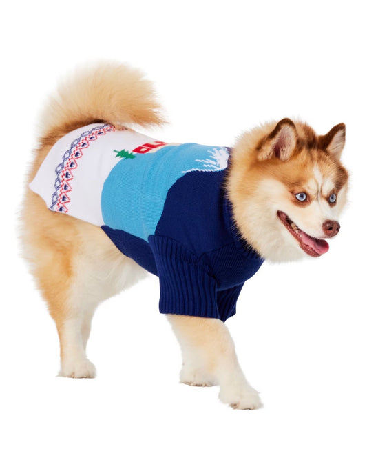Mountain Cabin Dog Sweater