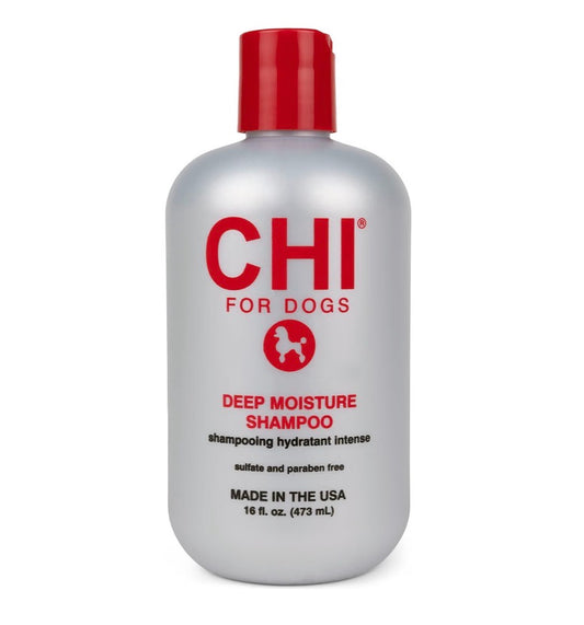 CHI for Dogs Deep Moisture Hydrating Dog Shampoo, 16 Fl Oz