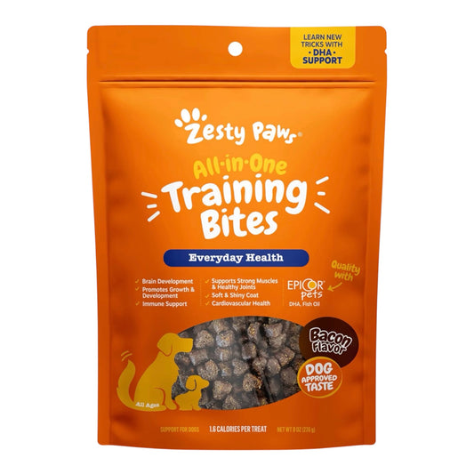 Zesty Paws Dog Training Treats - Bacon, 8 oz