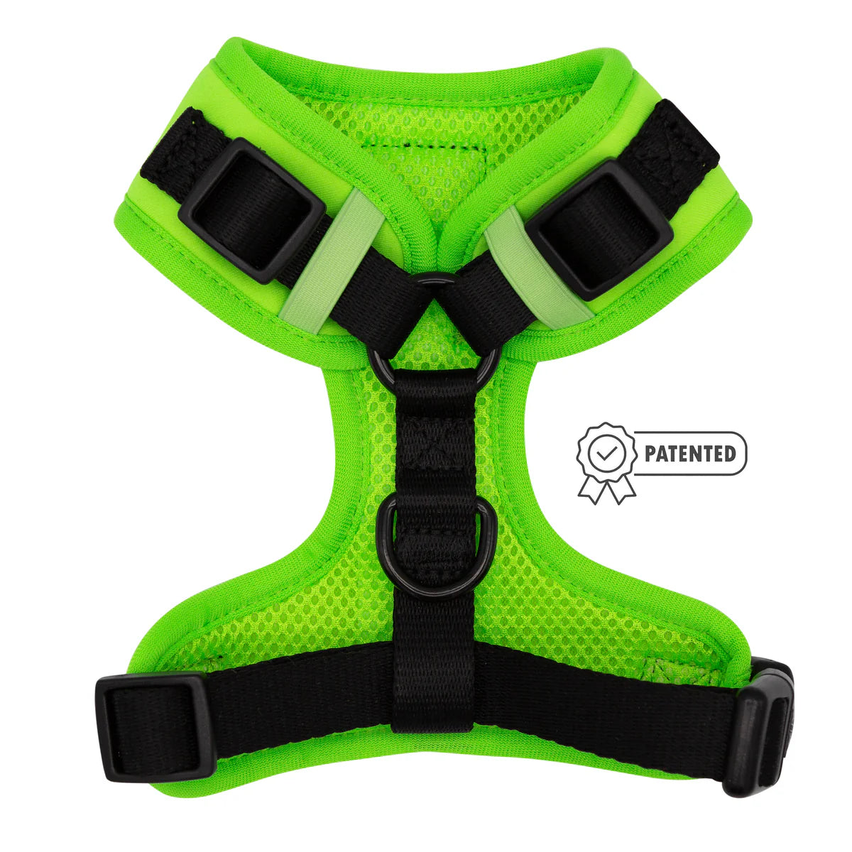 Sassy woof- pechera y correa a juego - NEON GREEN