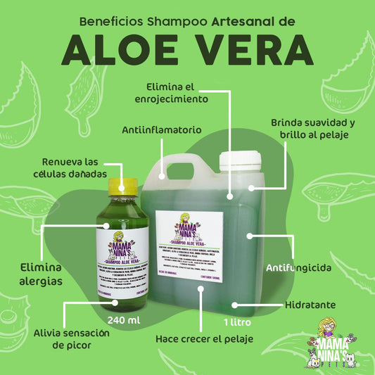 Shampoo artesanal mamaninas aloe vera