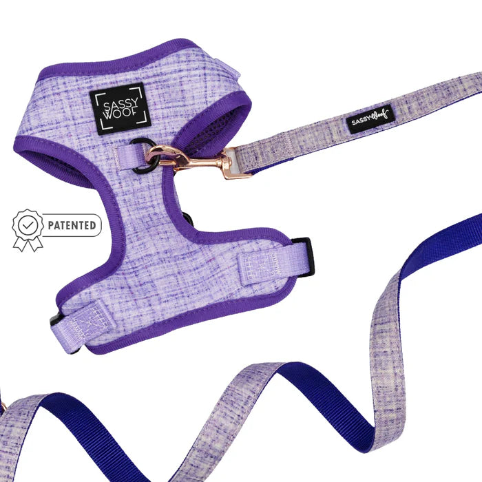 Sassy Woof- pechera ajustable y correa Aurora