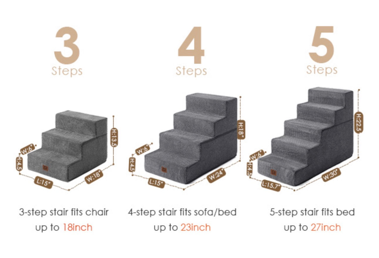 Escaleras para cama o sofa