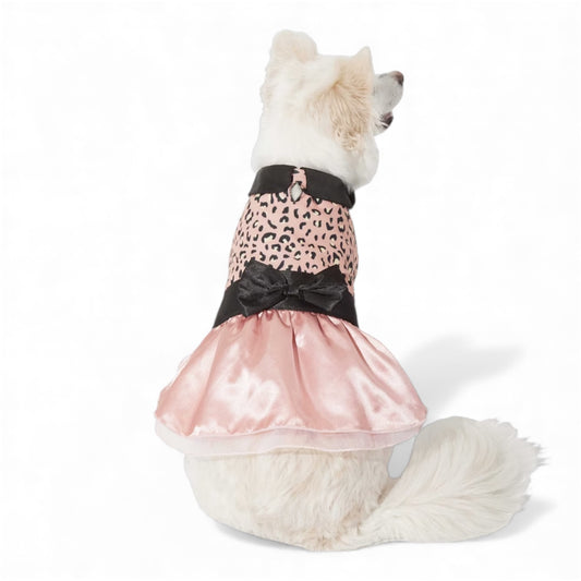 Pink Cheetah Dog Dress