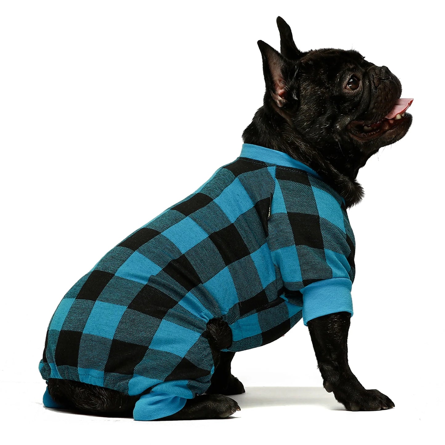 Buffalo Plaid Pijama azul