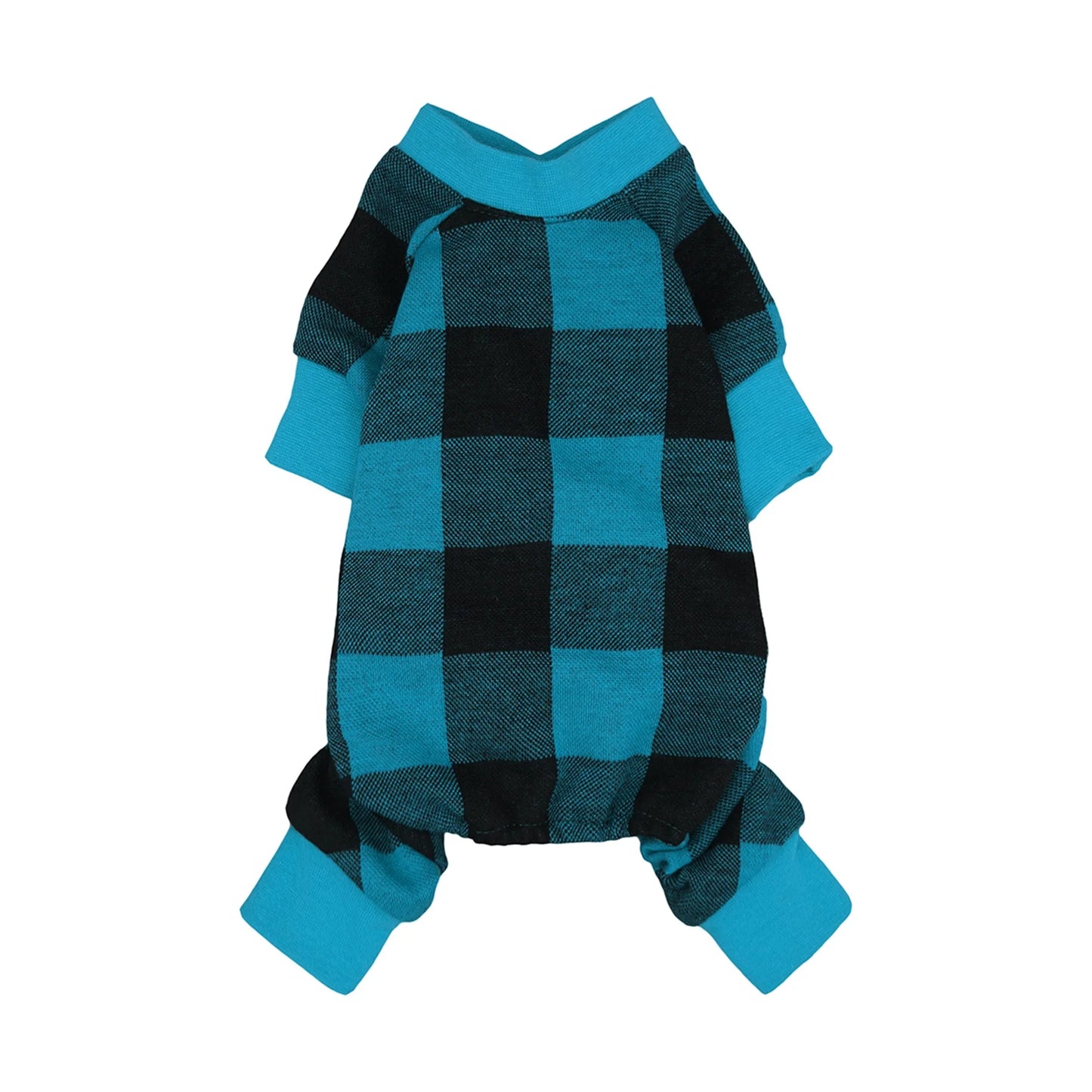 Buffalo Plaid Pijama azul