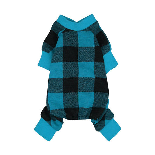 Buffalo Plaid Pijama azul