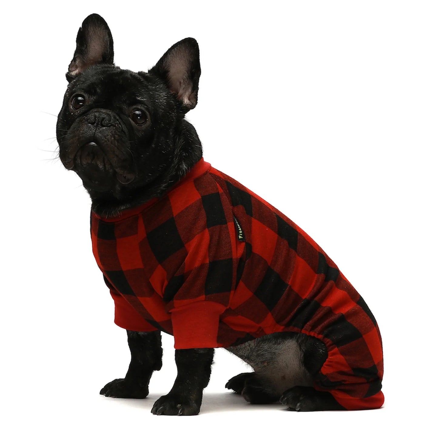Buffalo plaid pijama roja