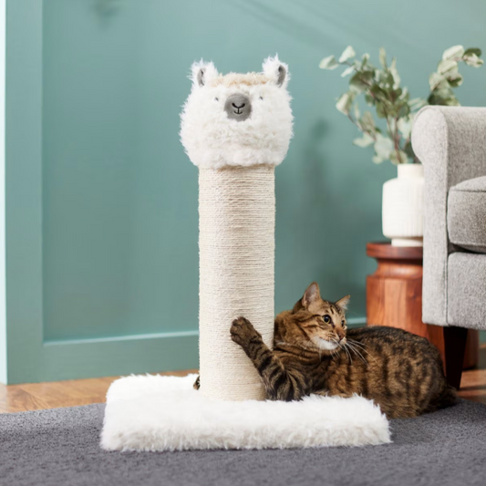 Frisco Animal Series Cat Scratching Post, Llama