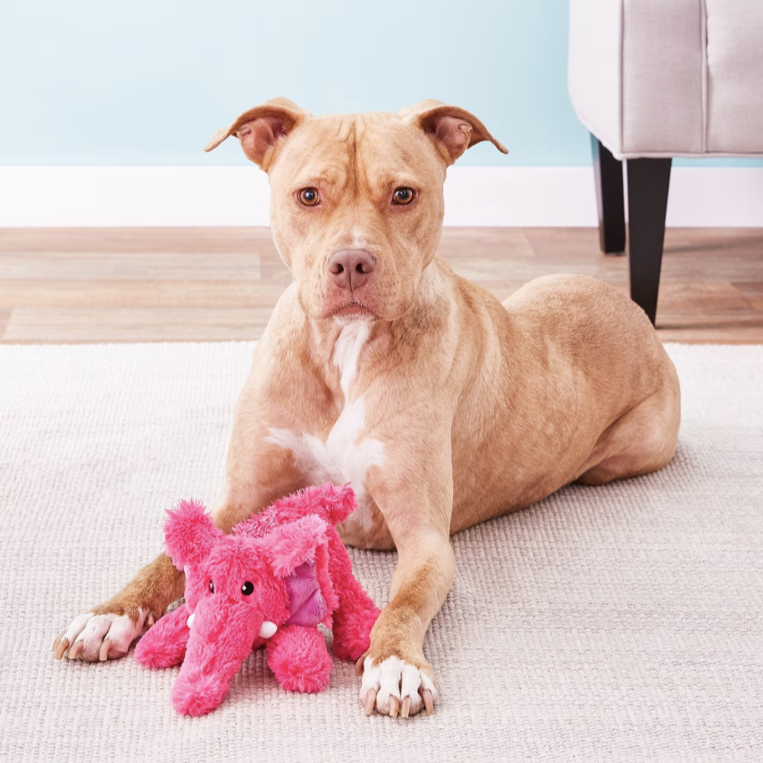 KONG Cozie Elmer the Elephant Dog Toy