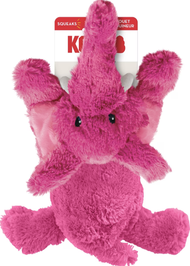 KONG Cozie Elmer the Elephant Dog Toy