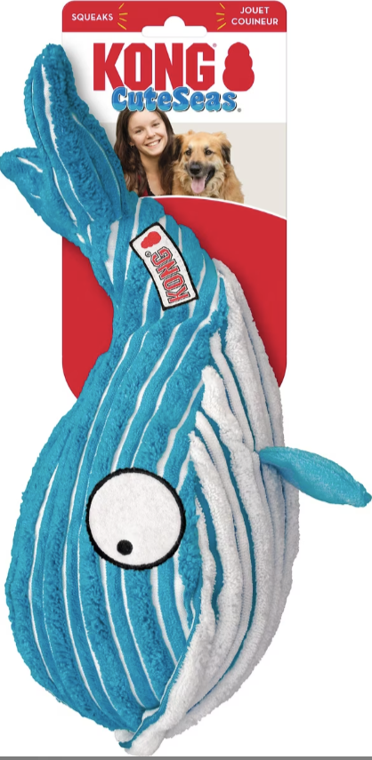 KONG CuteSeas Whale Dog Toy, Large
