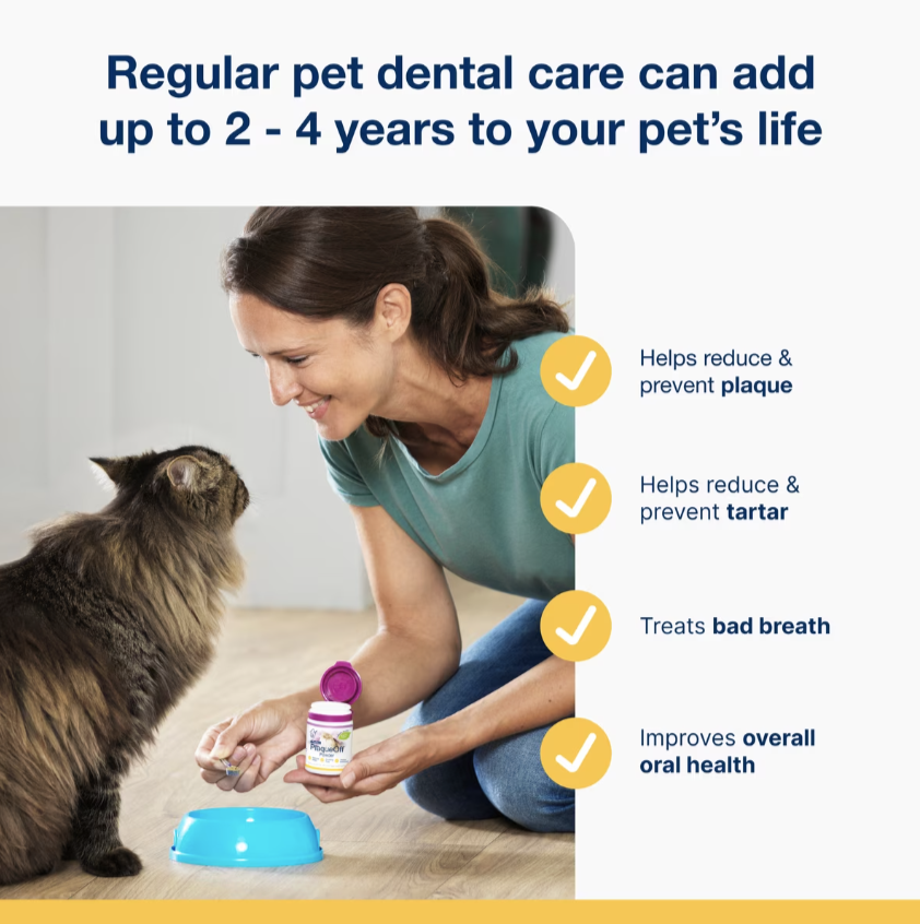 ProDen PlaqueOff Powder Cat Supplement, 40g bottle
