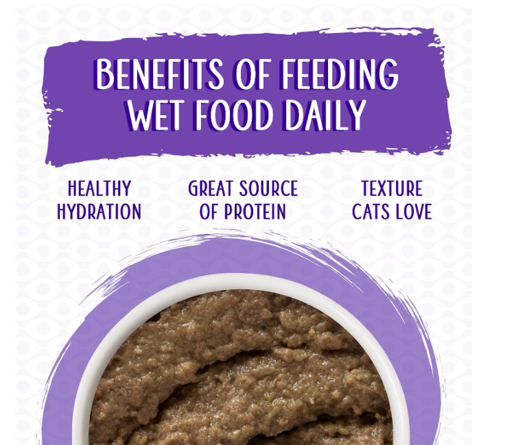 Weruva Paté clásico para gatos, comida o sin trato! con pollo y carne de res, lata de 3 onzas (paquete de 12)