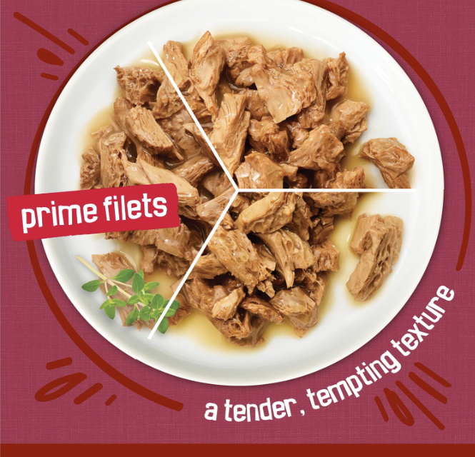 Friskies prime filets, comida para gatos húmeda, 24-5.5 onzas Latas