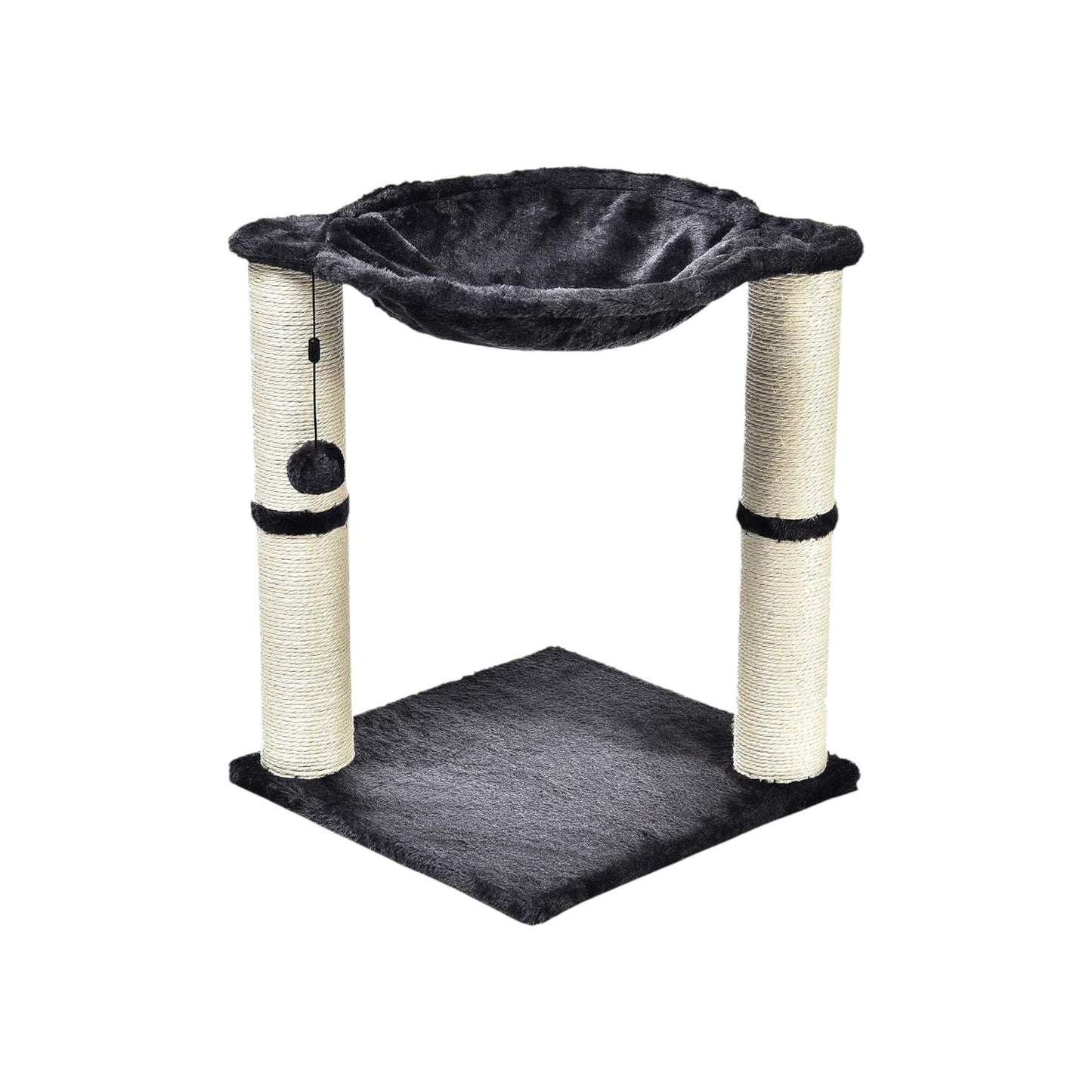 Torre para gatos con hamaca y postes rascadores para gatos