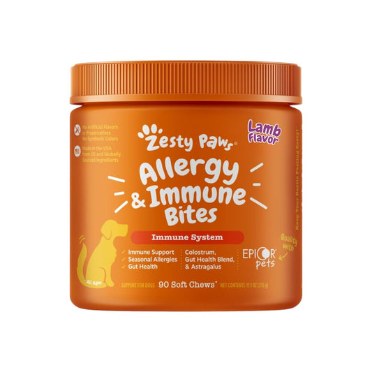 Zesty paws- Allergy and immune bites, 90 masticables