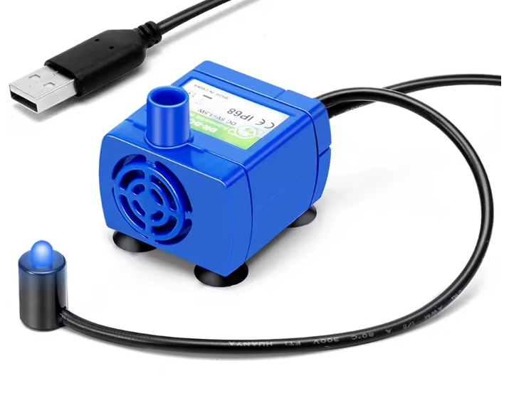 Bomba de agua con luz LED para fuente de agua de repuesto