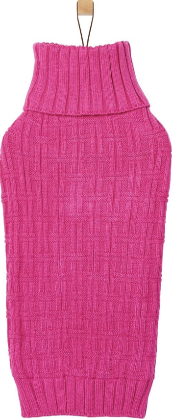 Dog & Cat Turtleneck Sweater, Pink