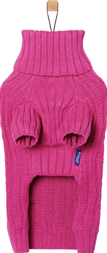 Dog & Cat Turtleneck Sweater, Pink