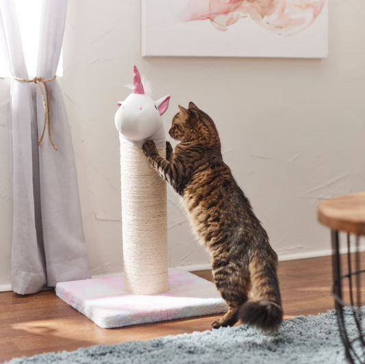 Animal Series Cat Scratching Post, Unicorn
