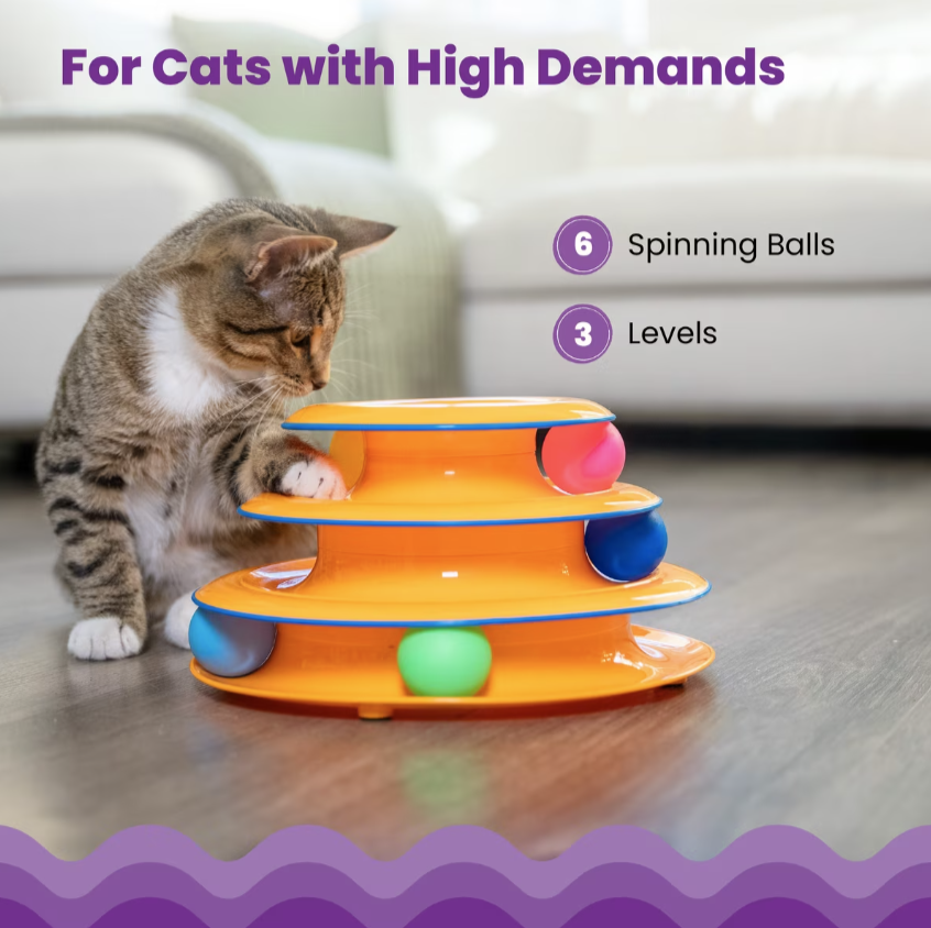 Catstages Tower of Tracks Interactive Cat Toy