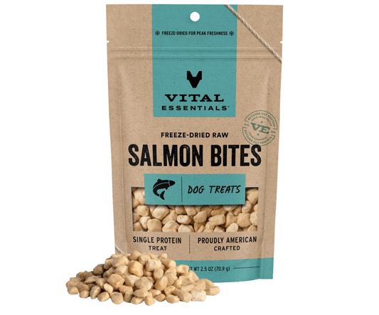 Vital Essentials Golosinas de Salmón para Perros, 2.5 onzas