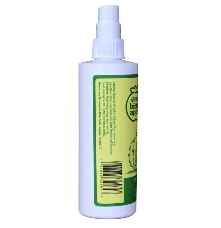 Grannicks - Spray disuasorio del sabor de manzana amarga, antimordisco, para perros, 8 onzas