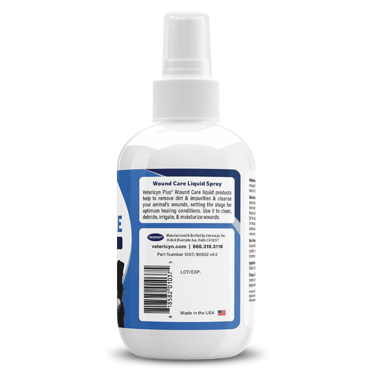 Vetericyn Plus Spray para el cuidado de heridas en perros 3 oz