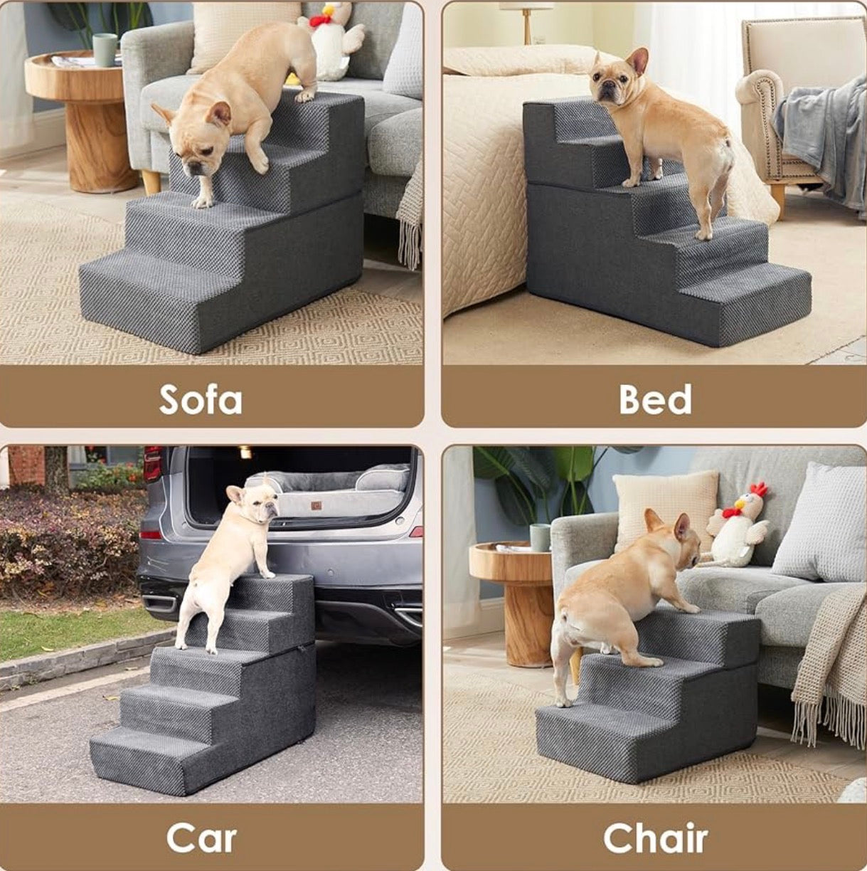 Escaleras para cama o sofa