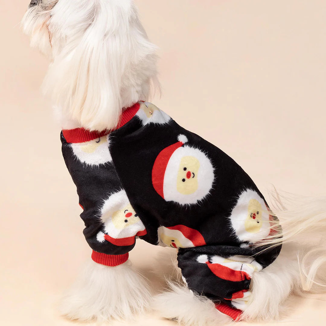 SANTA CLAUS DOG PAJAMAS