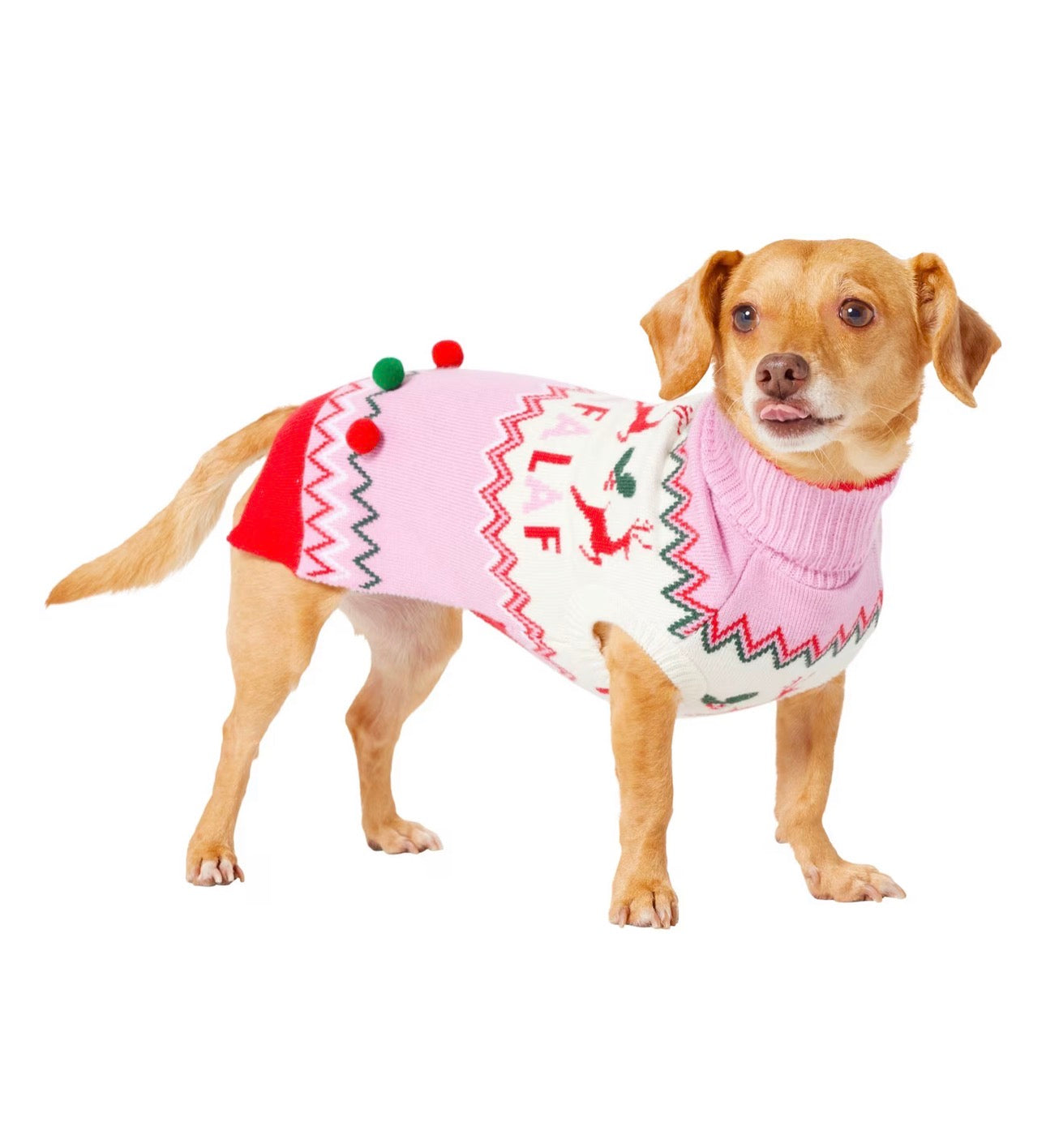 Fa La La 3D Dog & Cat Turtleneck Sweater