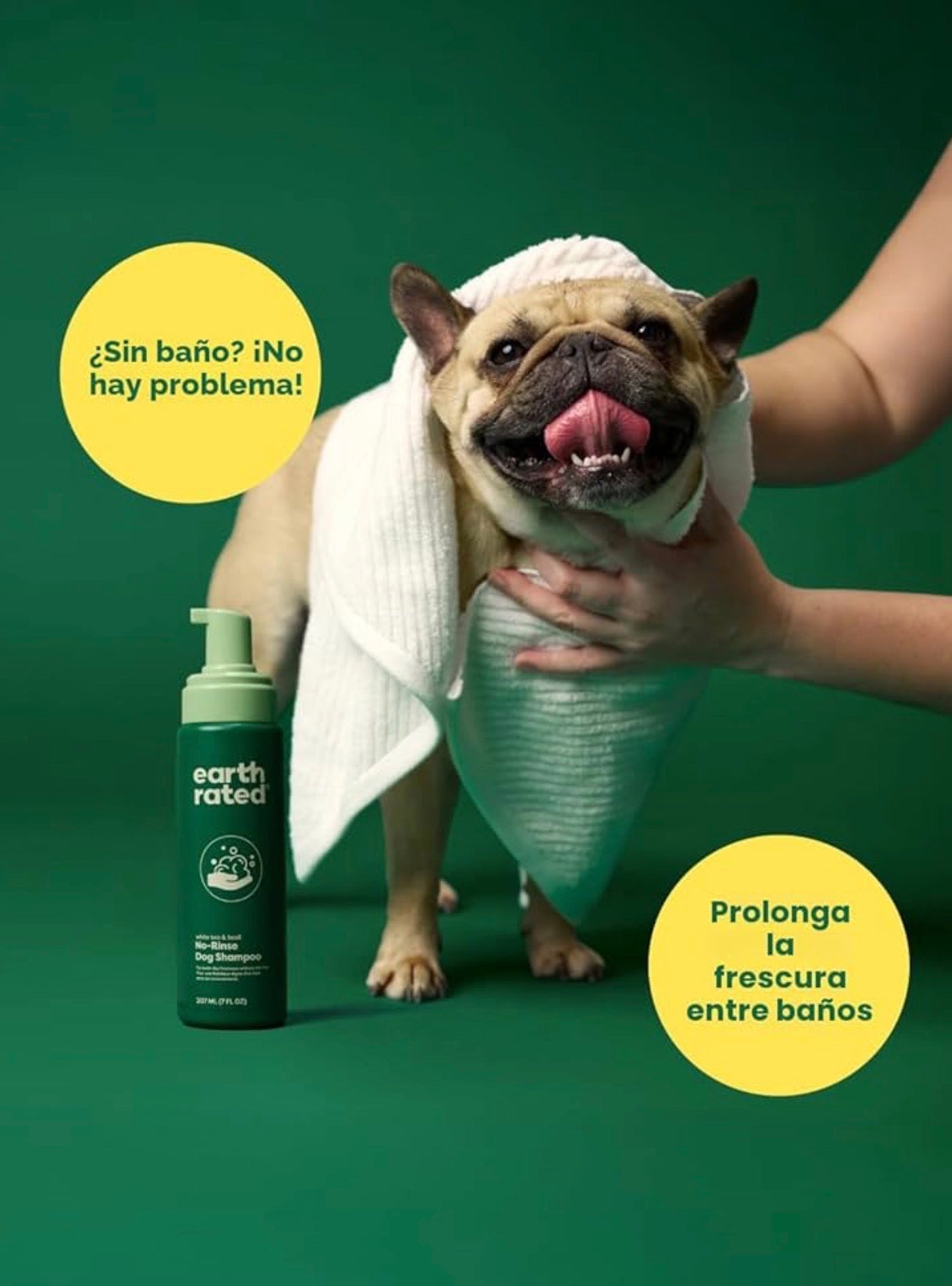 Earth Rated shampoo en seco